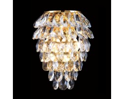 Светильник настенный Charme AP3 Gold/Transparent Crystal Lux