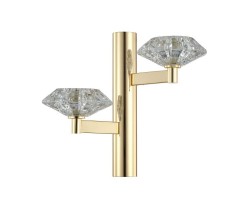 Бра Rebeca AP2 Gold Crystal Lux