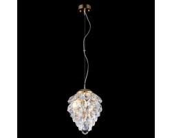 Подвесной светильник Crystal Lux Charme SP1+1 Led Gold/Transparent