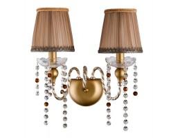 Бра Crystal Lux Alegria AP2 Gold-Brown