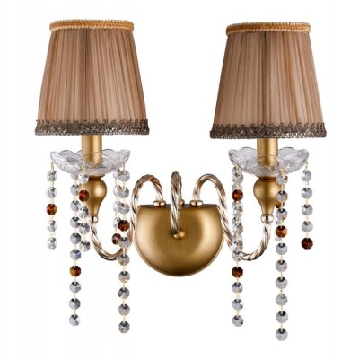 Бра Crystal Lux Alegria AP2 Gold-Brown