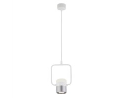 Светильник подвесной 50165/1 LED белый/серебро Eurosvet